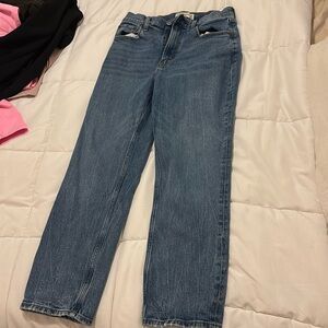 ankle straight ultra high rise